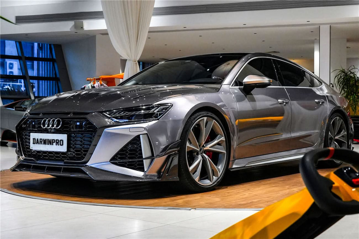 DarwinPRO 2019-UP Audi RS6 Avant C8 & RS7 C8 Quattro IMP Performance Front Bumper Canards