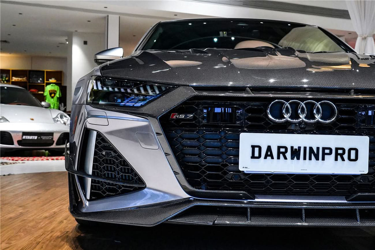 DarwinPRO 2019-UP Audi RS6 Avant C8 & RS7 C8 Quattro IMP Performance Front Bumper Canards