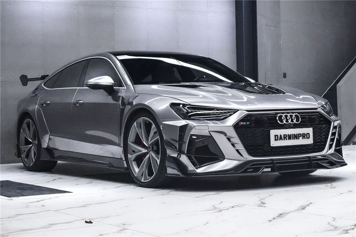 DarwinPRO 2019-UP Audi RS6 Avant C8 & RS7 C8 Quattro IMP Design Side Skirts Under Board