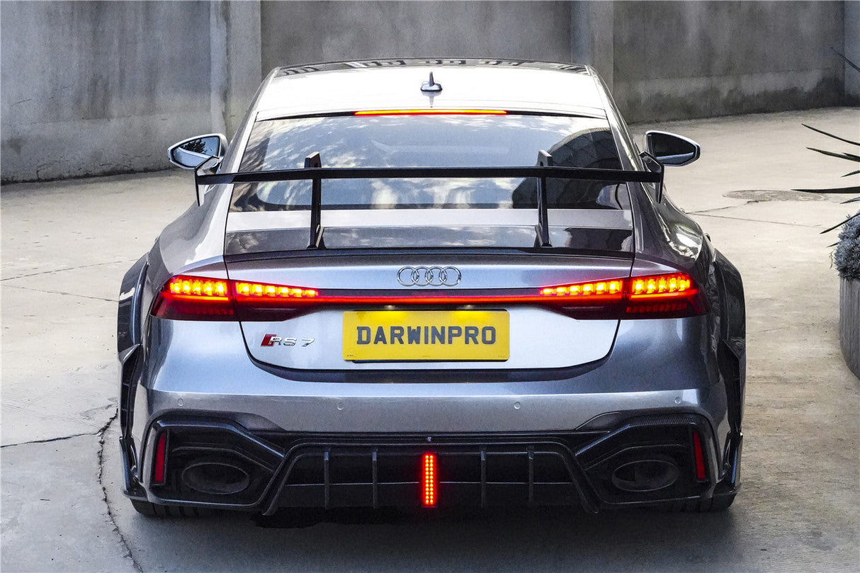 DarwinPRO 2019-UP Audi RS6 Avant C8 RS7 C8 Quattro IMP Design Rear Diffuser