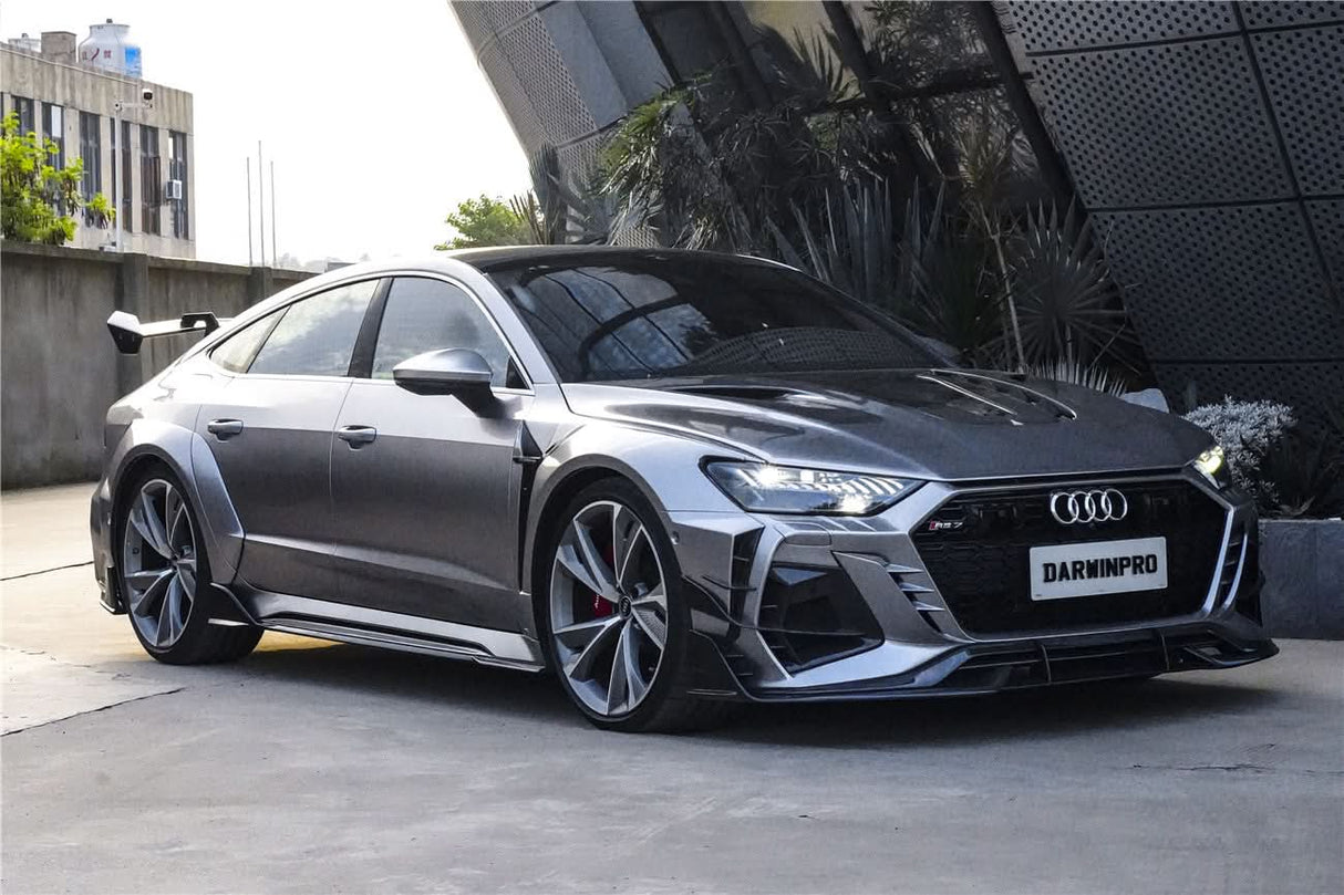 DarwinPRO 2019-UP Audi RS6 Avant C8 & RS7 C8 Quattro IMP Design Side Skirts Under Board