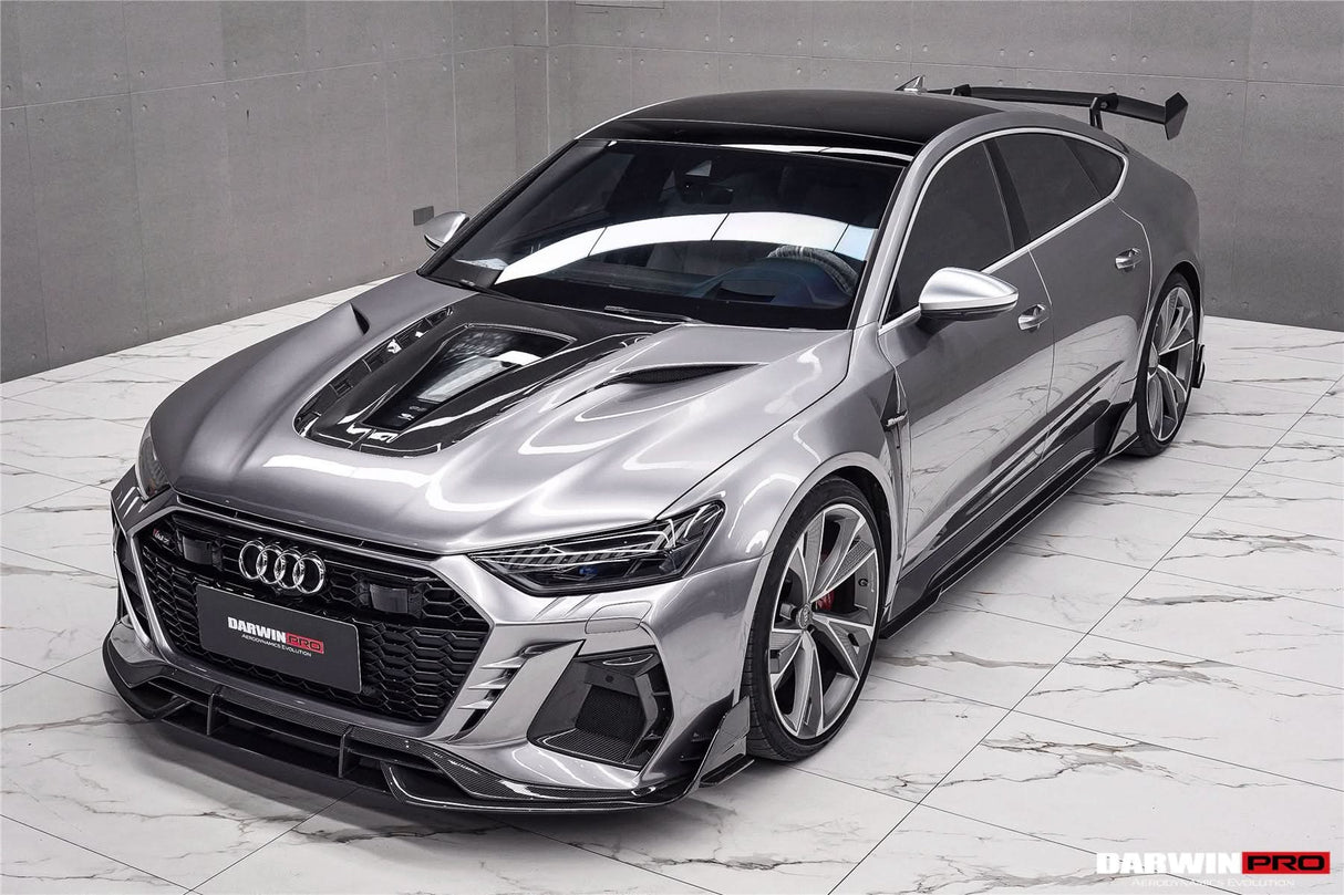 DarwinPRO 2019-UP Audi RS7 Quattro & RS6 Avant C8 IMP Design Ver.2 Front Bumper