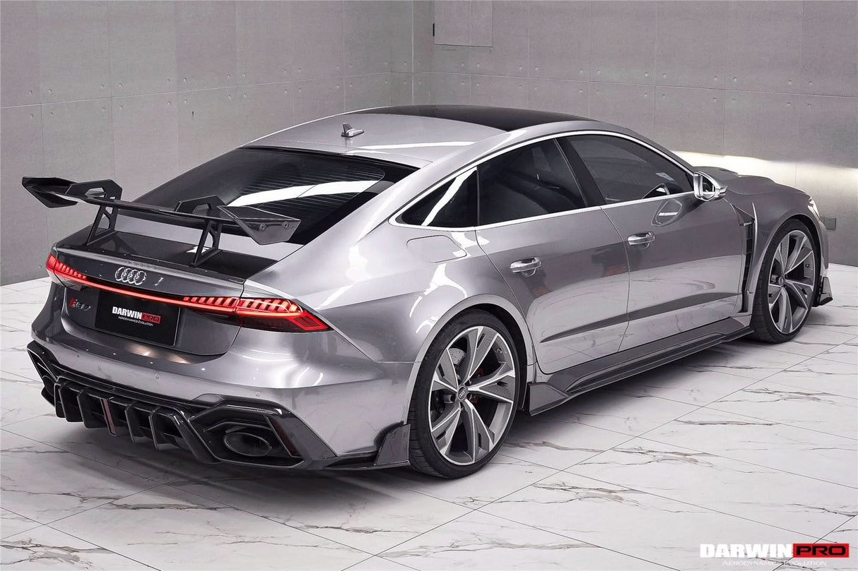 DarwinPRO 2019-UP Audi RS7 A7 S7 C8 Quattro IMP Design  Carbon fiber Trunk Spoiler Wing