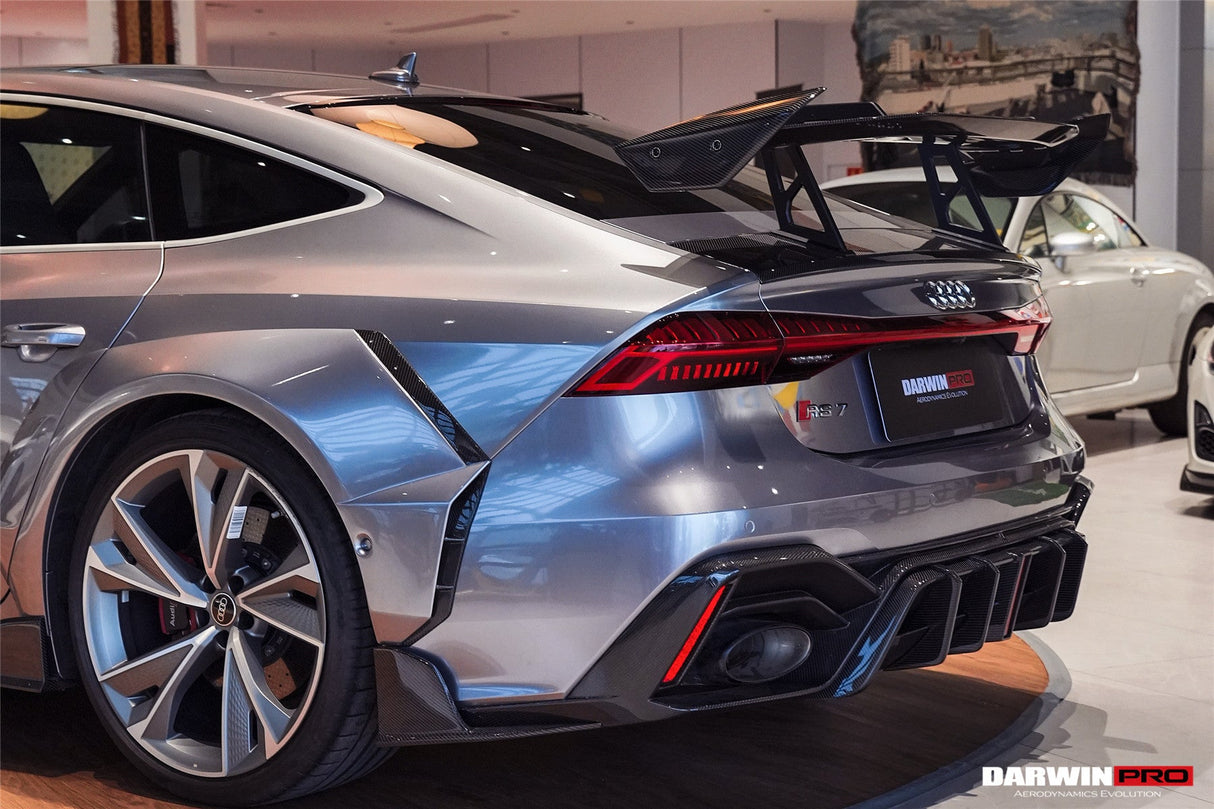 DarwinPRO 2019-UP Audi RS6 Avant C8 RS7 C8 Quattro IMP Design Rear Diffuser