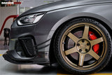 DarwinPRO 2020-2025 Audi S4 Sedan And Avant B9.5 BKSS Style Carbon Fiber Front Lip
