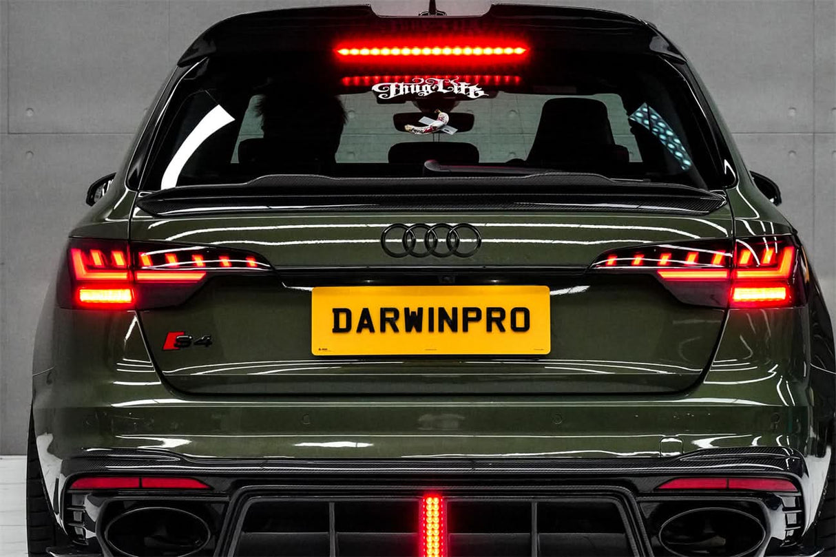 DarwinPRO 2017-2025 Audi S4 Avant B9 B9.5 BKSS style Carbon Fiber Trunk Spoiler