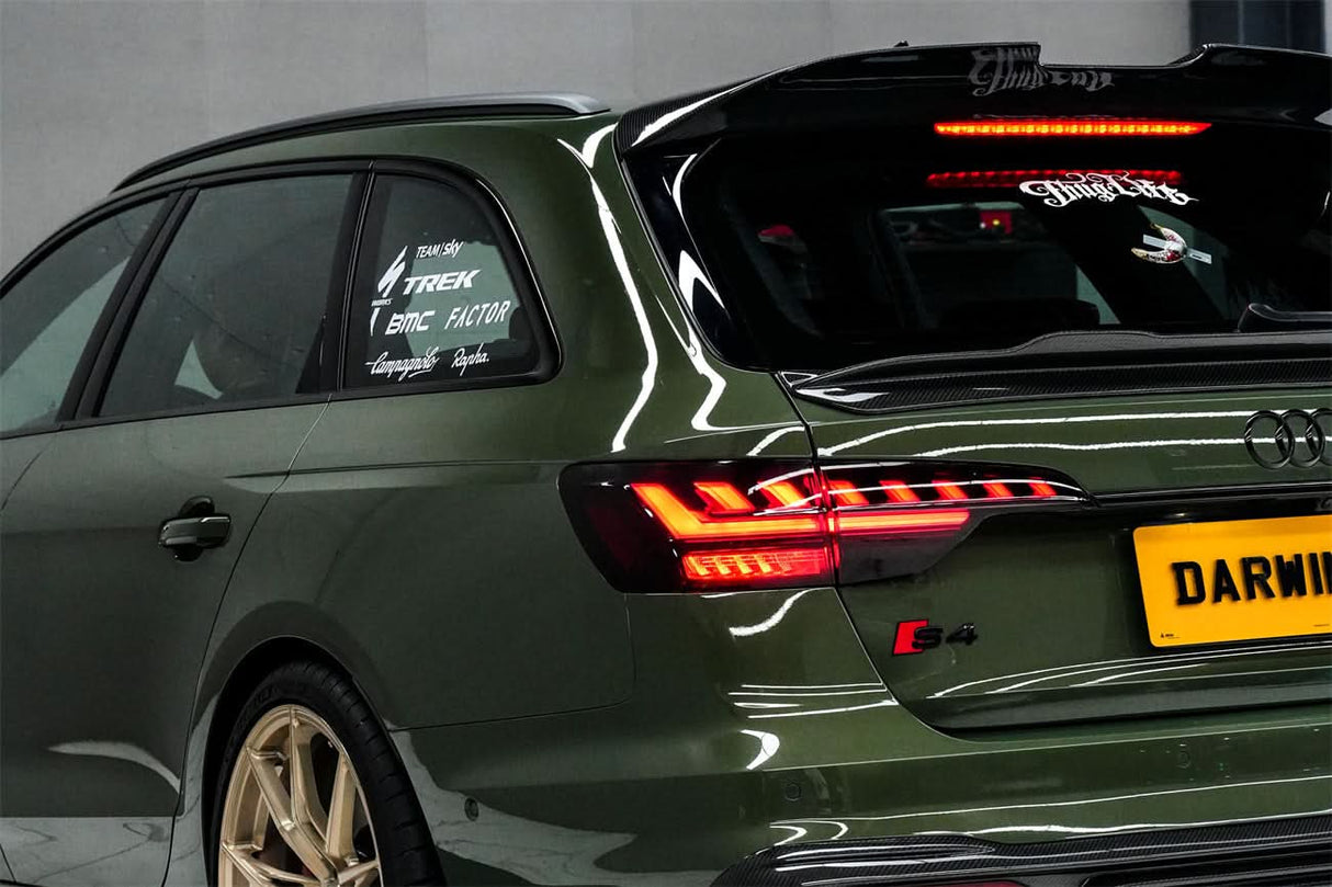 DarwinPRO 2017-2025 Audi S4 Avant  B9 B9.5 BKSS Style Carbon Fiber Roof Spoiler