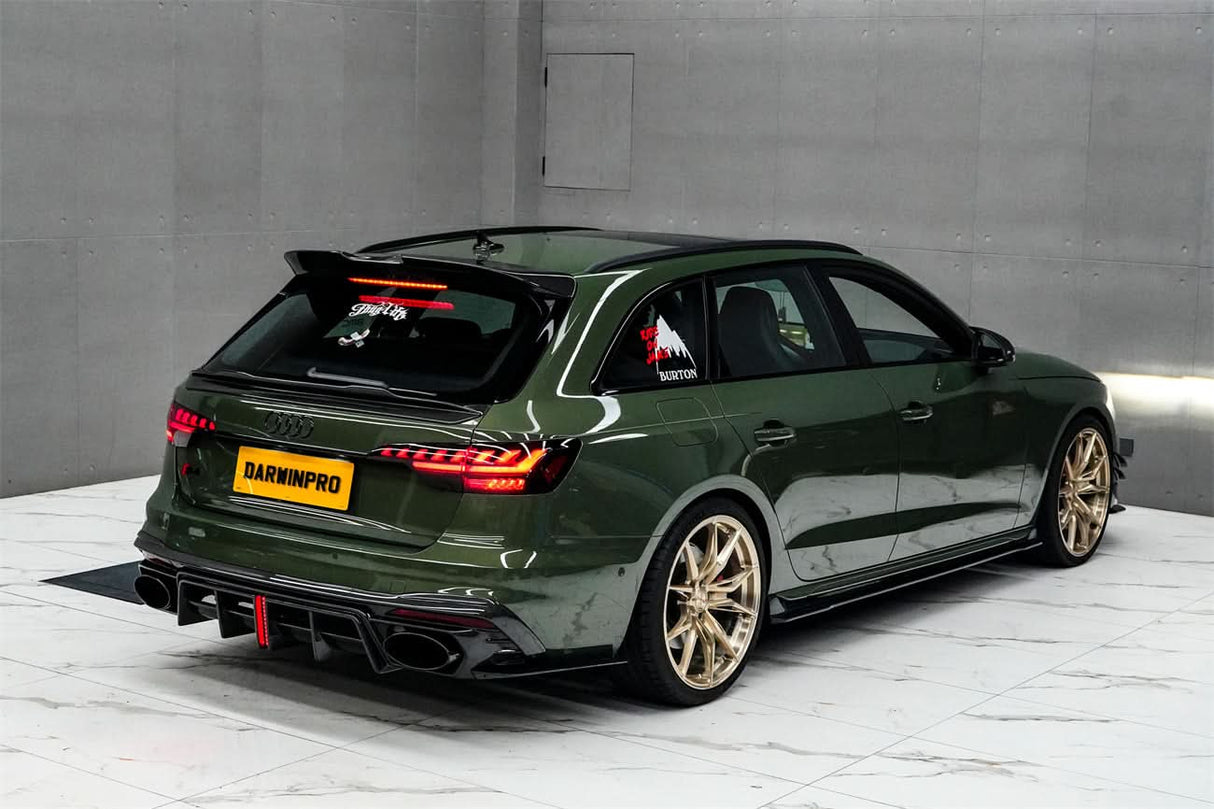 DarwinPRO 2017-2025 Audi S4 Avant B9 B9.5 BKSS style Carbon Fiber Trunk Spoiler