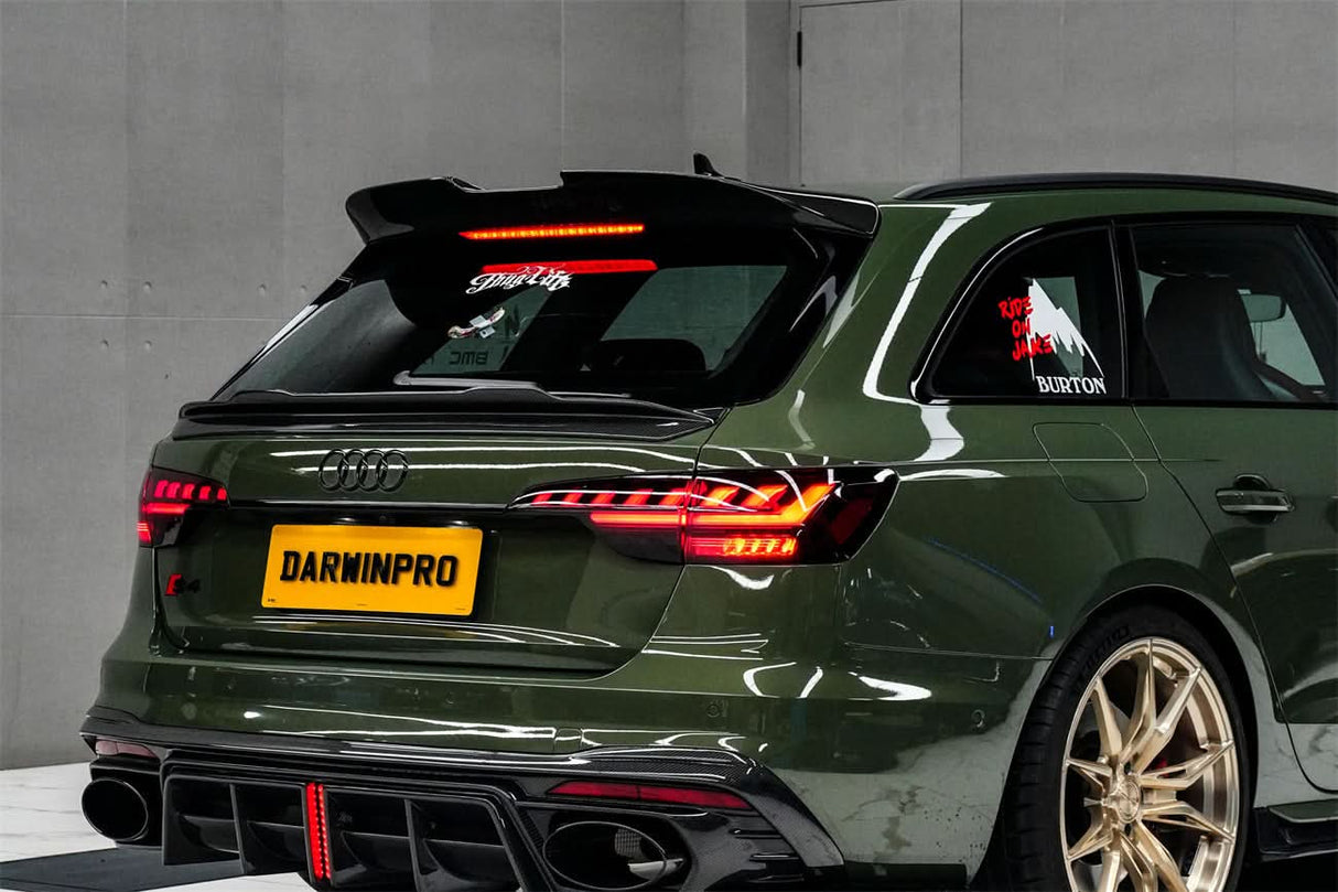 DarwinPRO 2017-2025 Audi S4 Avant B9 B9.5 BKSS style Carbon Fiber Trunk Spoiler