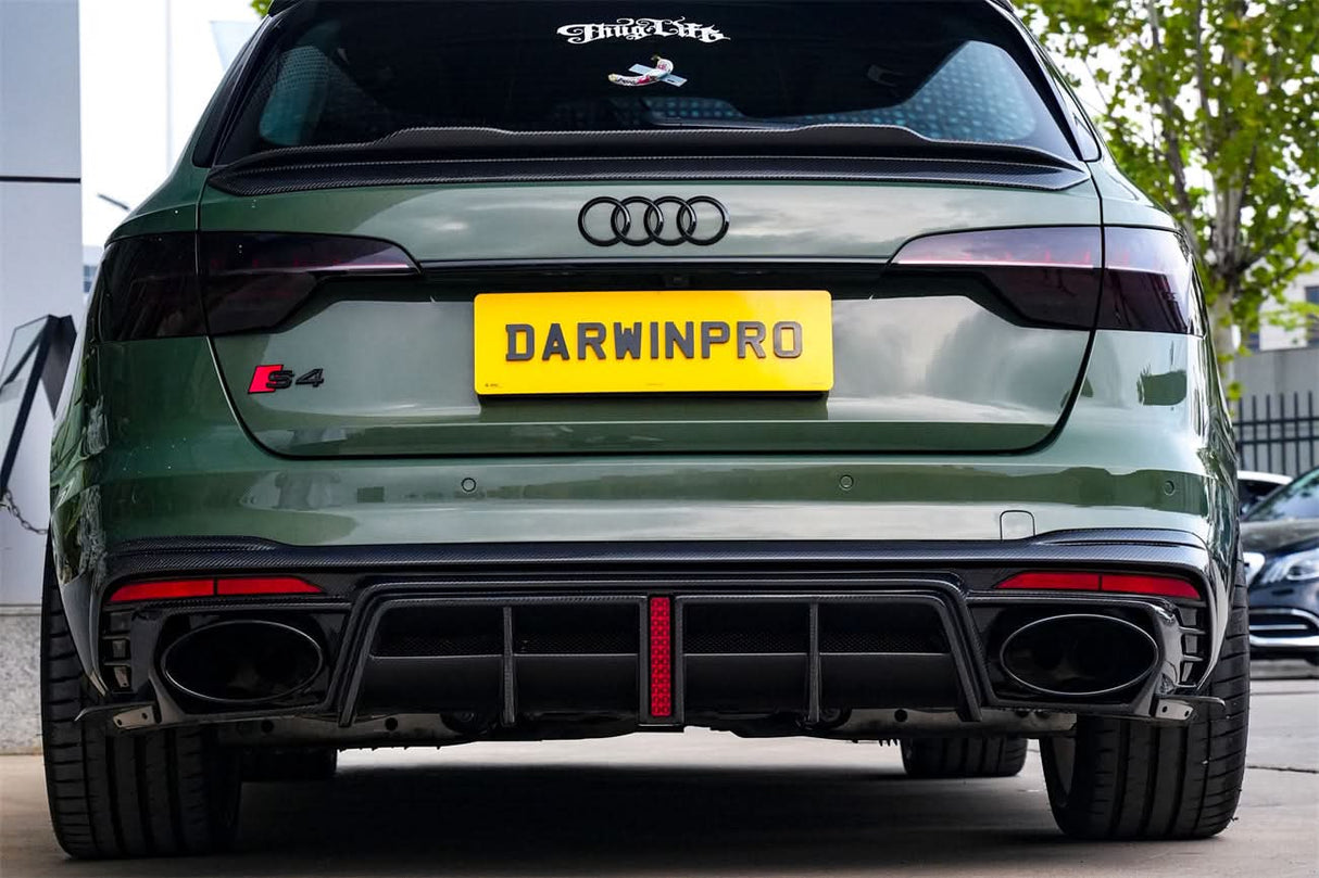 DarwinPRO 2017-2025 Audi S4 Avant B9 B9.5 BKSS style Carbon Fiber Trunk Spoiler