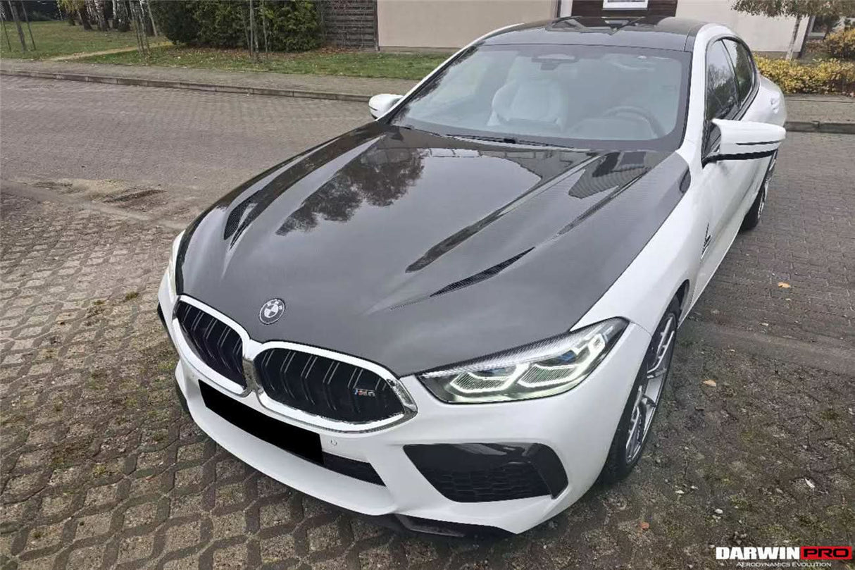 2018-2025 BMW M8 F91 F92 F93 8 Series G14 G15 G16 AD Style Autoclave Carbon Fiber Hood