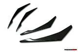 2019-2025 BMW M8 F91 F92 F93 AD Style Autoclave Carbon Fiber Front Bumper Canards