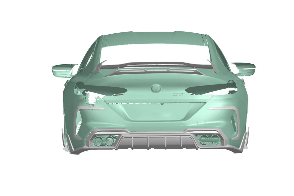 2019-2025 BMW M8 F93 8 Series G16 AD Style Autoclave Carbon Fiber Trunk Spoiler