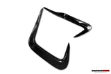 2019-2025 BMW M8 F93 AD Style Autoclave Carbon Fiber Rear Bumper Side Vent Trims