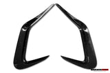 2019-2025 BMW M8 F93 AD Style Autoclave Carbon Fiber Rear Bumper Side Vent Trims