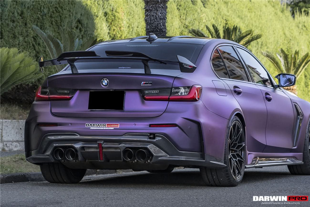 2021-UP BMW M3 G80 G20 BKSSII Style Carbon Fiber Trunk Spoiler