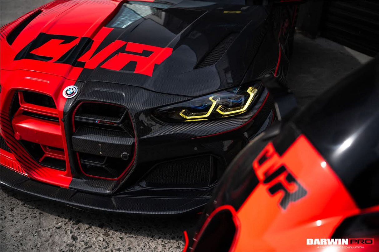 DarwinPRO 2021-UP BMW M4 G82 G83 BKSSII Style Front Bumper and Front Fender and Side Skirts