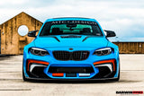2014-2021 BMW 2 Series F22 Partial Carbon Fiber Wide Body Full Body Kit DarwinPRO (VR Design)