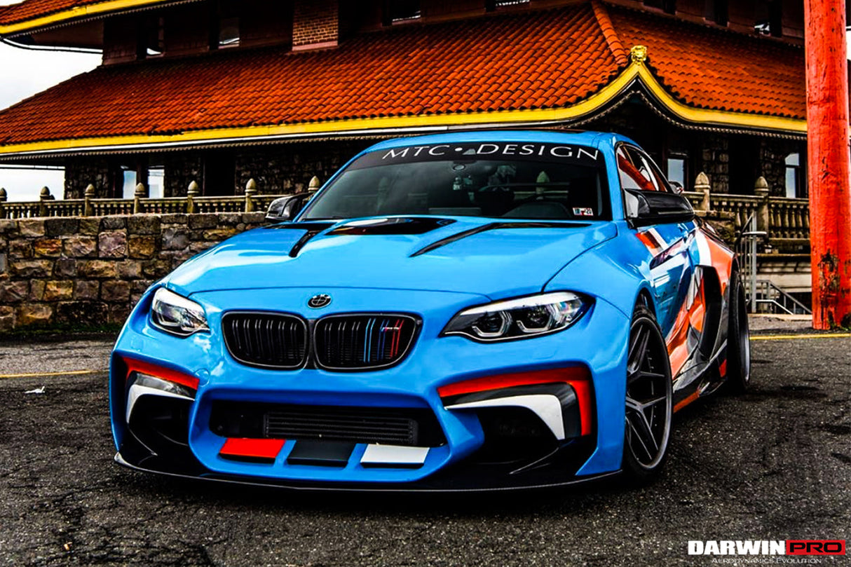2014-2021 BMW 2 Series F22 Partial Carbon Fiber Wide Body Full Body Kit DarwinPRO (VR Design)