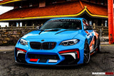 2014-2021 BMW 2 Series F22 Partial Carbon Fiber Wide Body Full Body Kit DarwinPRO (VR Design)