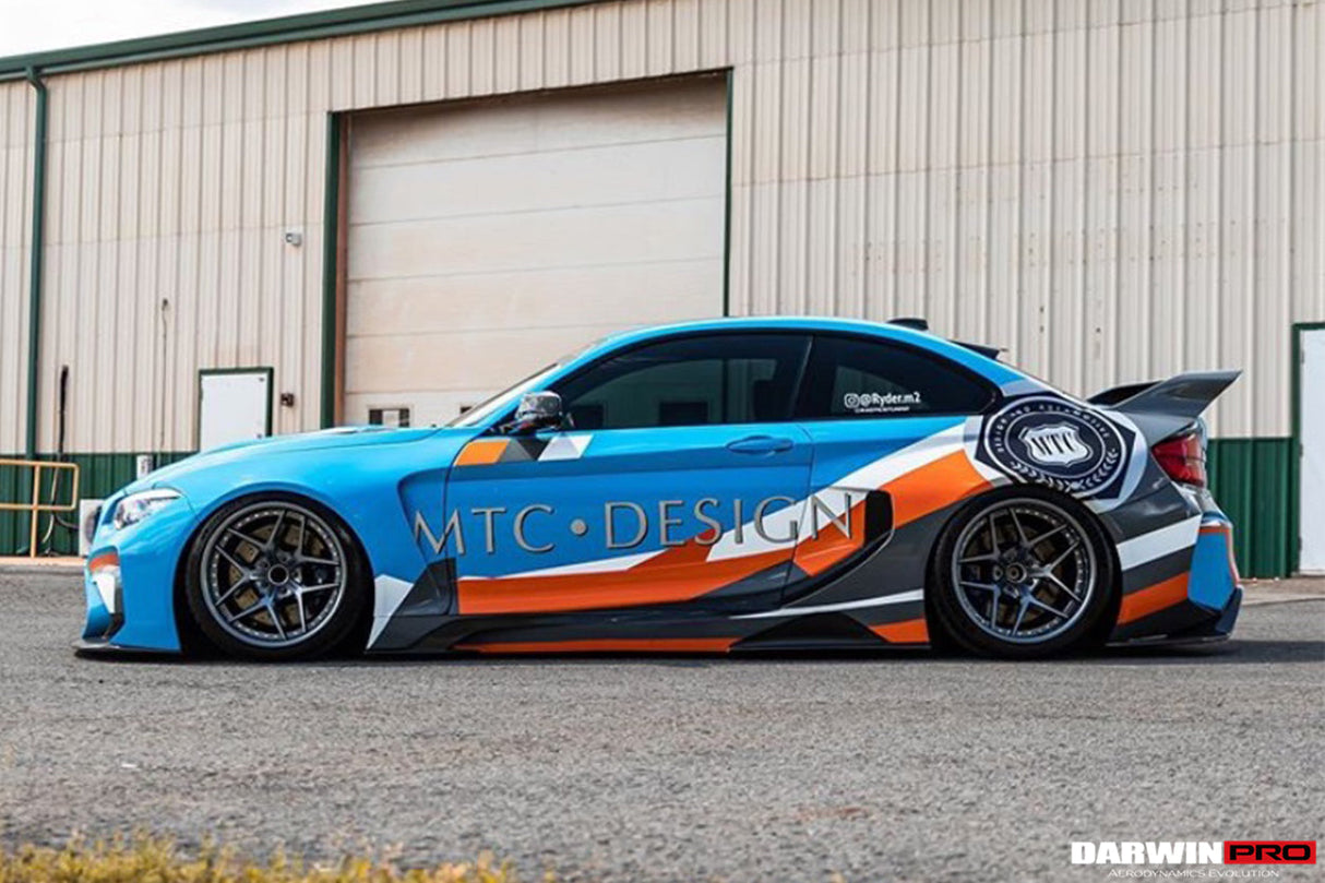 2014-2021 BMW 2 Series F22 Partial Carbon Fiber Wide Body Full Body Kit DarwinPRO (VR Design)