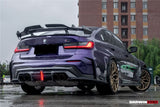 2021-UP BMW M3 G80 BKSSII Style Rear Bumper With Exhaust Tips