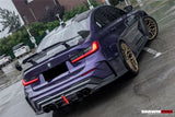 2021-UP BMW M3 G80 BKSSII Style Rear Bumper With Exhaust Tips
