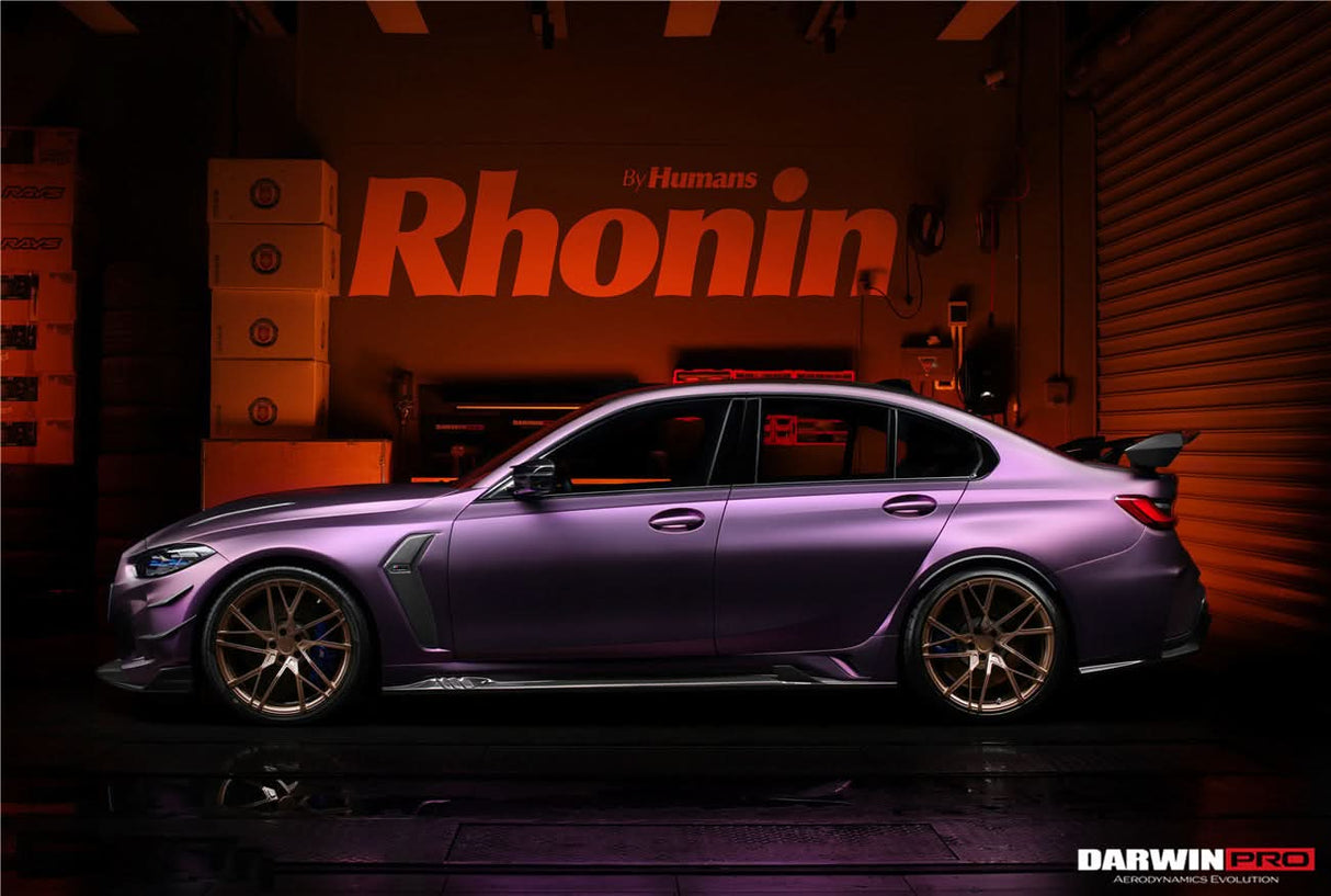 2021-UP BMW M3 G80 G81 BKSSII Style Front Bumper and Front Fender and Side Skirts