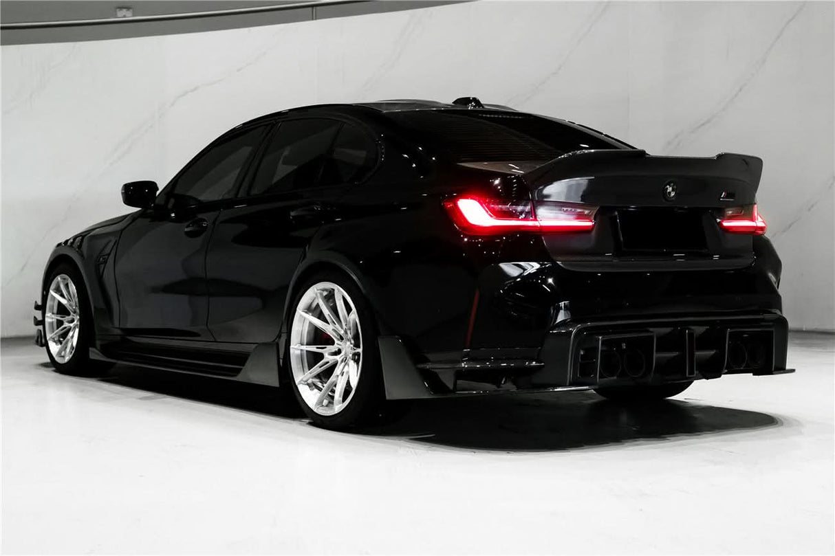 2021-UP BMW M3 G80 BKSS Style Carbon Fiber Rear Diffuser