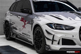 2021-UP BMW M3 G81 Partial Carbon Fiber Full Body Kit DarwinPRO (BKSSII Design)
