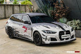 2021-UP BMW M3 G81 Partial Carbon Fiber Full Body Kit DarwinPRO (BKSSII Design)
