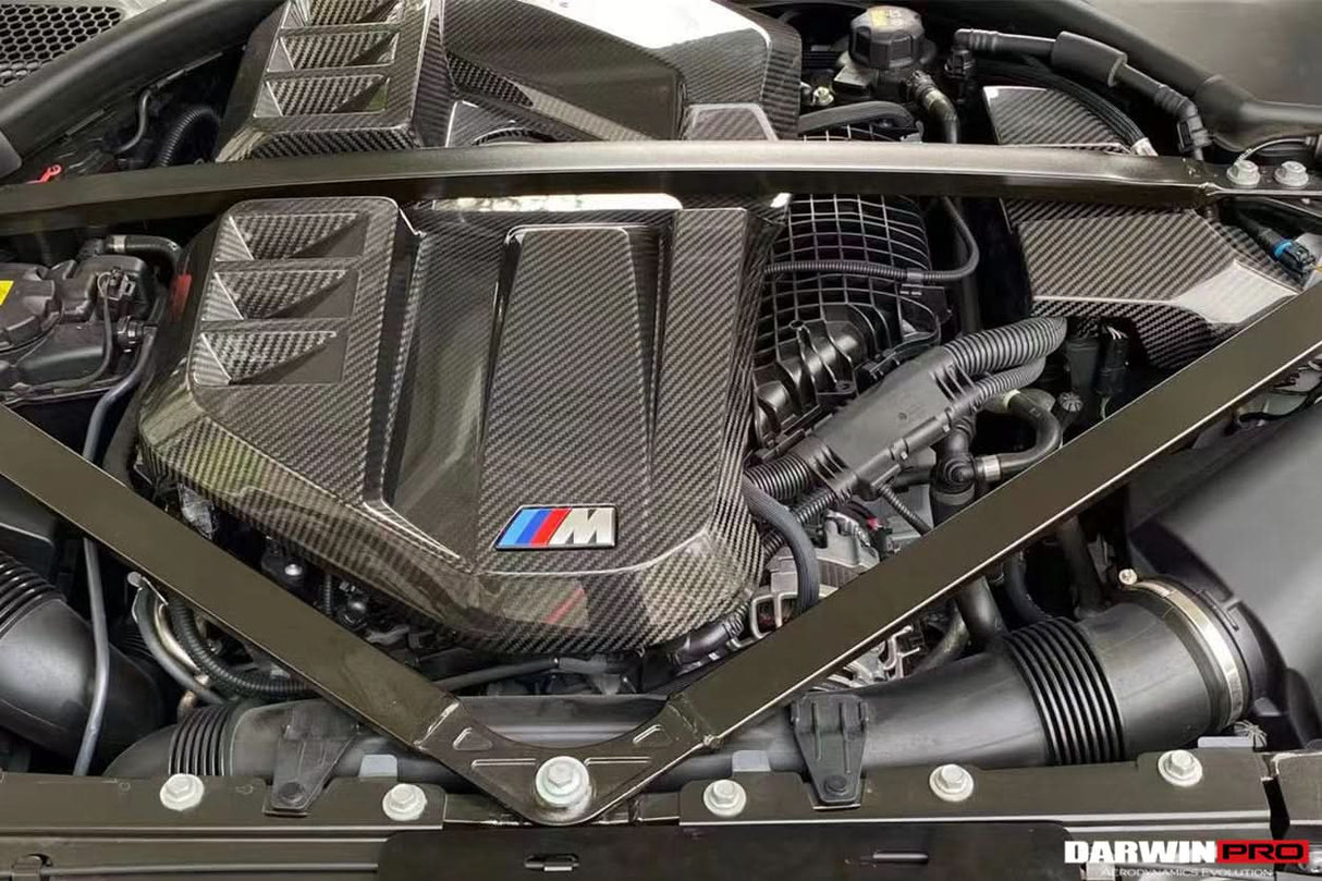 2021-UP BMW M2 M3 M4 Autoclaved Carbon Fiber Engine Cover DarwinPRO (OE) Fits G80, G82, G83, G87