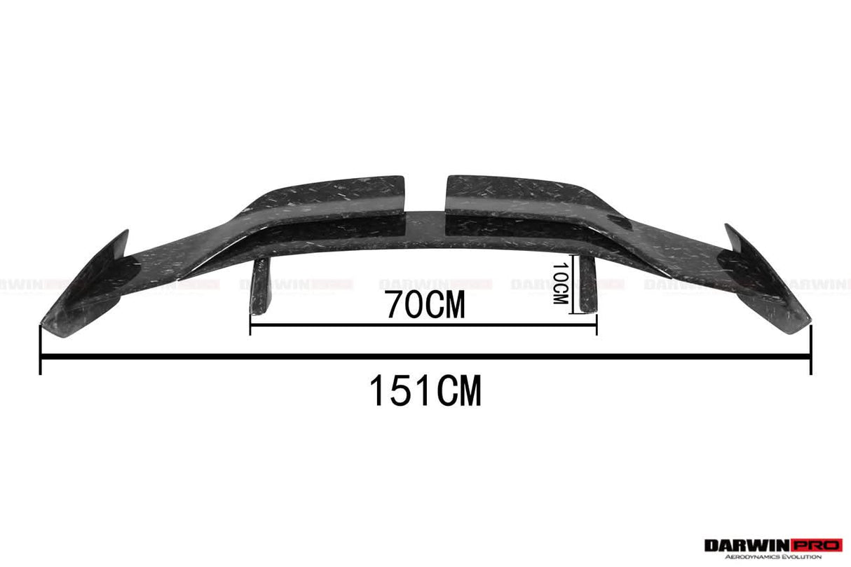 2021-UP BMW M4 G82 4 Series G22 BKSSII Style Carbon Fiber Trunk Spoiler Wing