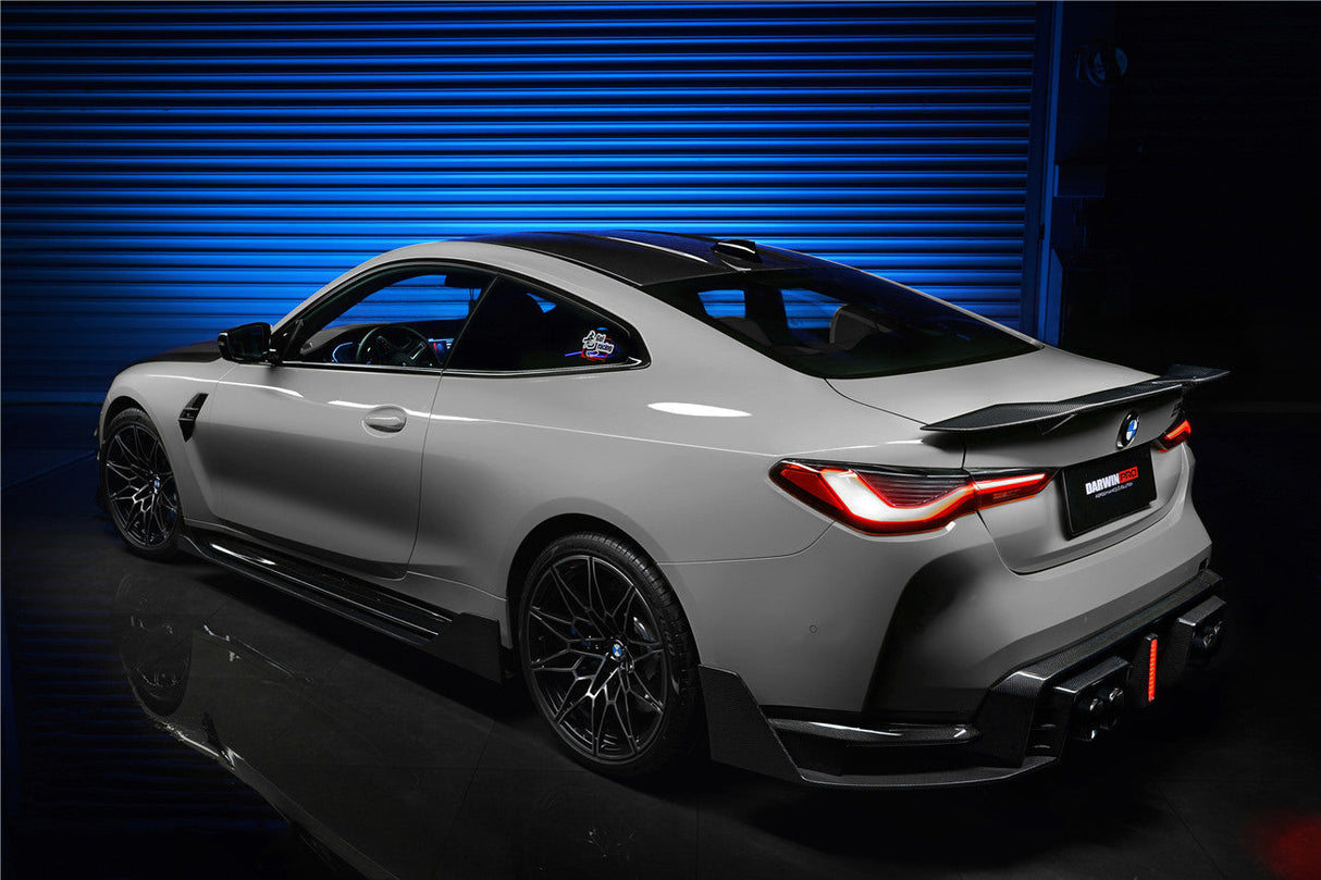 2021-UP BMW M4 G82 | 4 Series G22 Carbon Fiber Trunk Spoiler - DarwinPRO (BKSS)