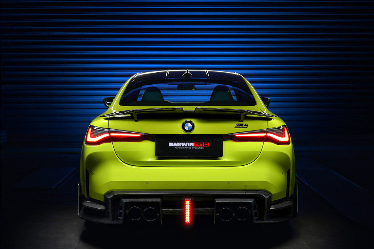 2021-UP BMW M4 G82 | 4 Series G22 Carbon Fiber Trunk Spoiler - DarwinPRO (BKSS)