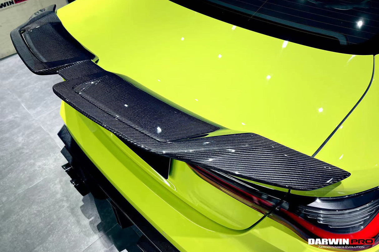 2021-UP BMW M4 G82 | 4 Series G22 Carbon Fiber Trunk Spoiler - DarwinPRO (BKSS)