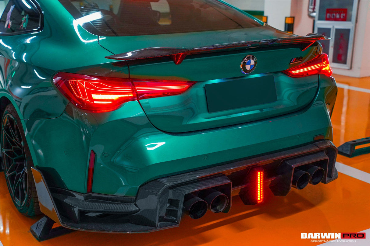 2021-UP BMW M4 G82 | 4 Series G22 Carbon Fiber Trunk Spoiler - DarwinPRO (BKSS)