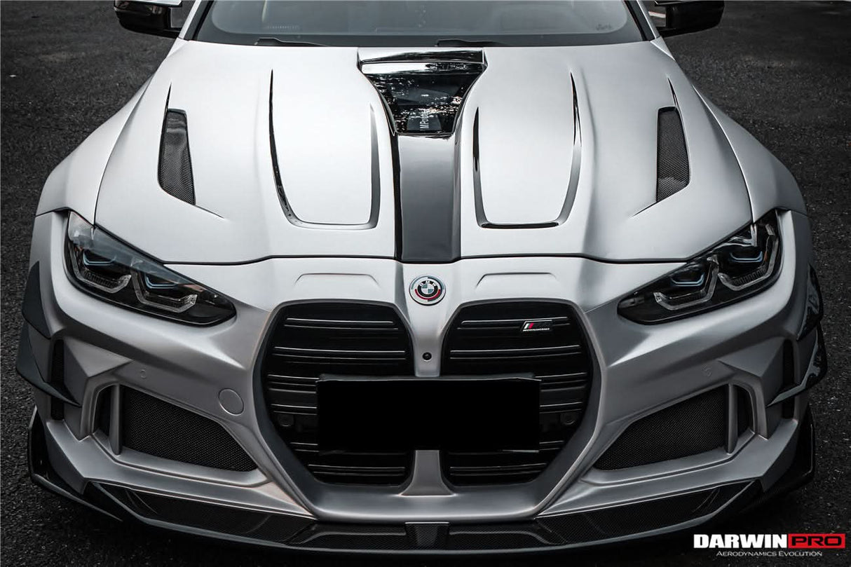 2021-UP BMW M3 M4 IMP Performance Carbon Fiber Hood DarwinPRO (iMP Design) Fits  G80, G81, G82, G83