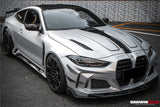 2021-UP BMW M3 M4 IMP Performance Carbon Fiber Hood DarwinPRO (iMP Design) Fits  G80, G81, G82, G83