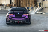 2021-UP BMW M4 G82 G83 BKSSII Style Rear Bumper with LED Light