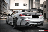 2021-UP BMW M4 G82 G83 BKSSII Style Rear Bumper with LED Light