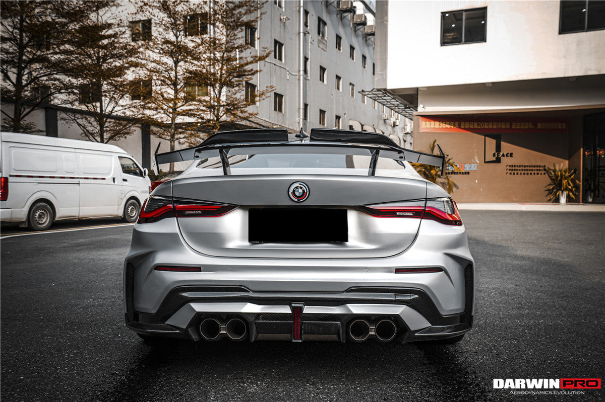 2021-UP BMW M4 G82 G83 BKSSII Style Rear Bumper with LED Light
