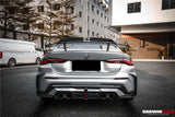 2021-UP BMW M4 G82 G83 BKSSII Style Rear Bumper with LED Light