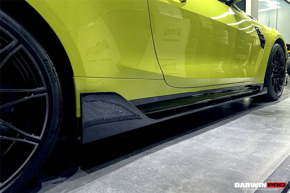2021-UP BMW M4 G82 G83 BKSS Style Carbon Fiber Side Skirts