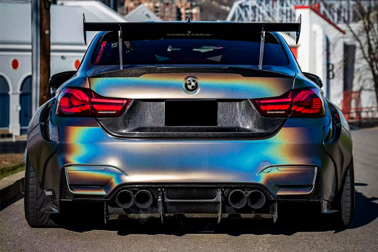 2014-2023 BMW M4 GTS2 Style Carbon Fiber Trunk Spoiler