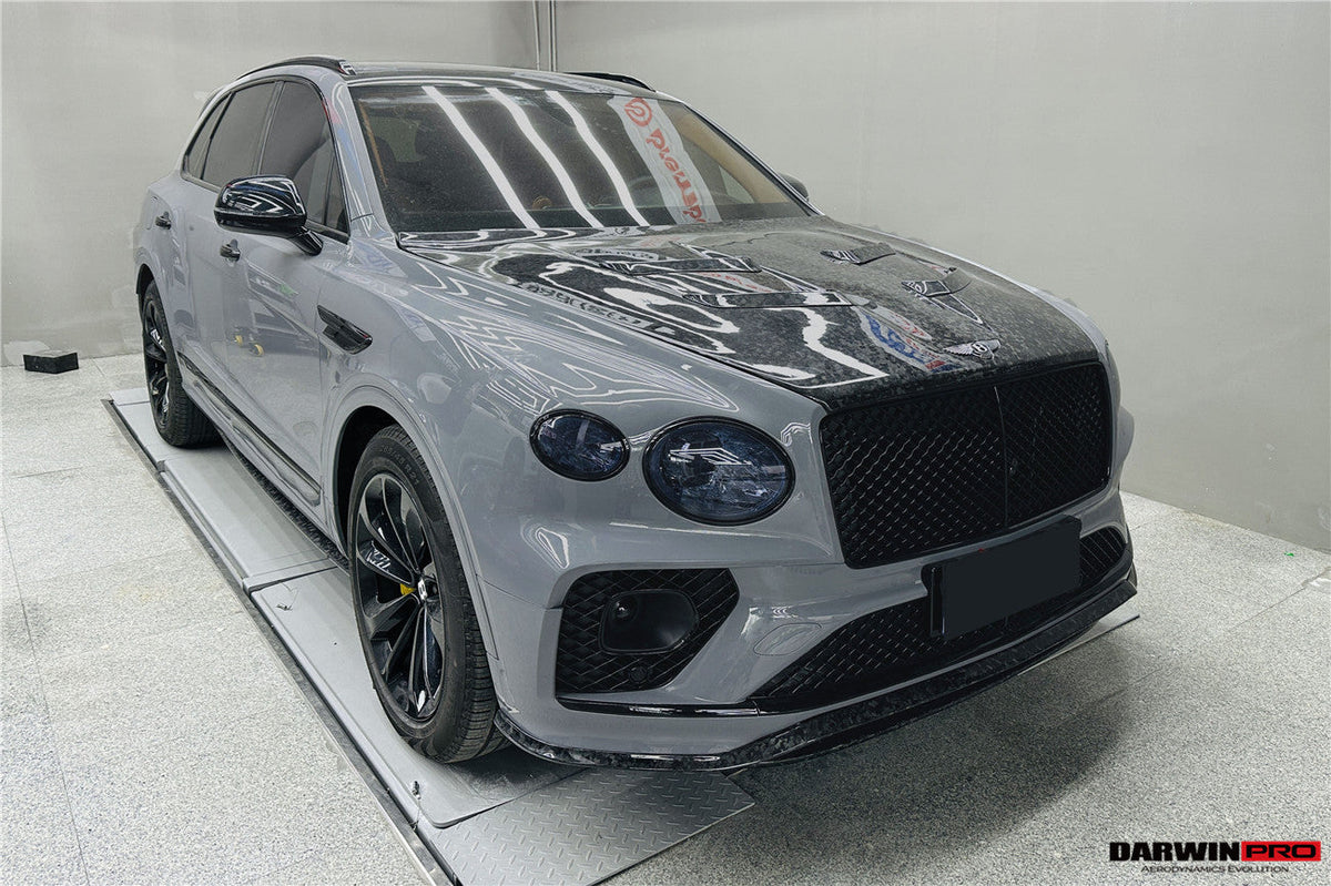 2021-2026 Bentley Bentayga Autoclave Carbon Fiber Front Lip Splittter DarwinPRO (V8S Style)