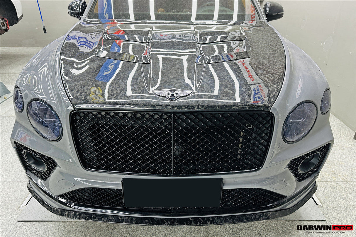 2021-2026 Bentley Bentayga Autoclave Carbon Fiber Front Lip Splittter DarwinPRO (V8S Style)
