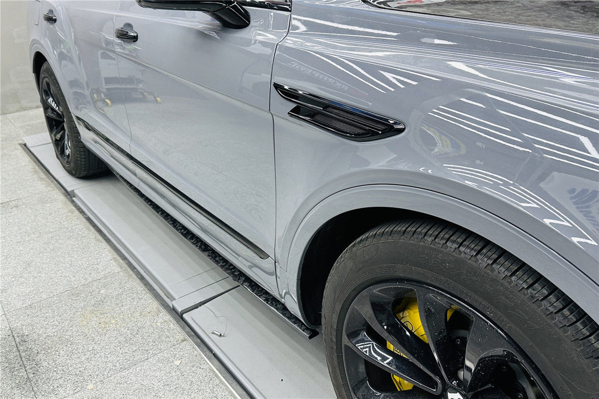 2021-2026 Bentley Bentayga Autoclave Carbon Fiber Side Skirts DarwinPRO (V8S Style)