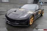 2013-2019 Corvette C7 Z51 Z06 Grandsport Carbon Fiber Front Lip Winglets
