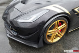 2013-2019 Corvette C7 Z51 Z06 Grandsport Carbon Fiber Front Lip Winglets